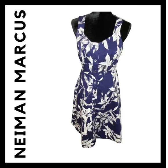Neiman Marcus | Dresses | Neiman Marcus Tropical Dress | Poshmark
